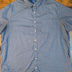 Apt. 9 Men's Casual Blue Dot Shirt